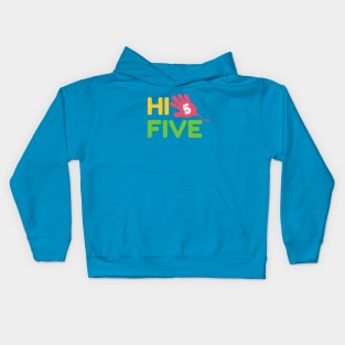 Hi Five with Baloon Kids Hoodie